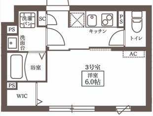 PRATIQUE Yoyogi(プラティーク代々木）の物件間取画像